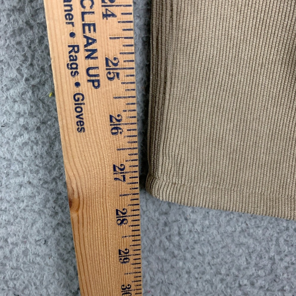 Ministry Of Supply Kinetic Pant Women's 0 Sand Corduroy 5-Pocket High Rise Ankle - Picture 8 of 9